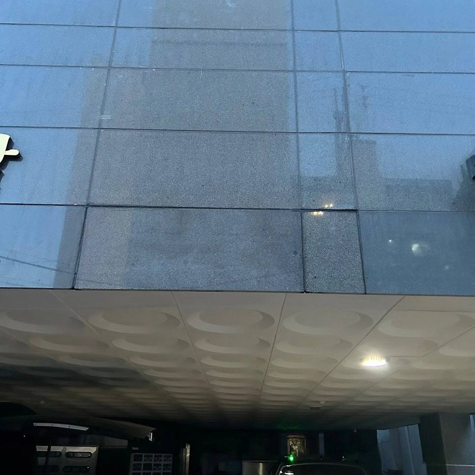 빌딩 건물 전체 화강석 외벽 전경